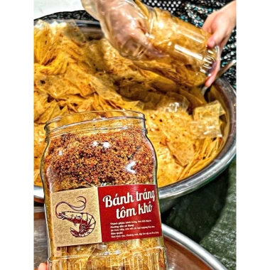 Bánh tráng tôm khô 300g - Giòn tan, thơm ngon, giảm giá 95.000đ - Mua ngay 3