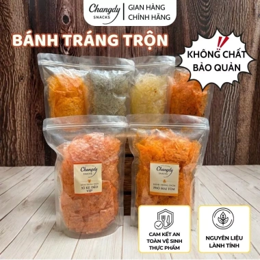 Bánh Tráng Trộn Tây Ninh Đủ Vị Tự Chọn 250g - Changdy, Đồ Ăn Vặt Giá 55k