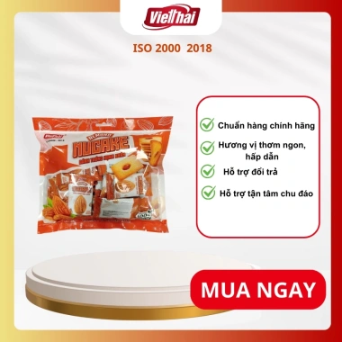 Bánh trứng hạnh nhân Nucake Việt Thái 300g - Nguyên hạt bùi béo, giòn dinh dưỡng, giảm giá 56.000₫