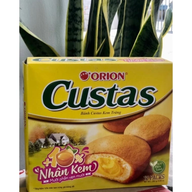 Bánh Trứng Orion Custas hộp 282g - Giá ưu đãi 72.000đ, thơm ngon, bổ dưỡng