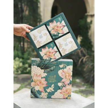 Bánh trung thu handmade Hỏa tốc 250g 200g 75g 2 trứng muối 1 trứng siêu ngon TN FOOD giảm giá 45.000 VND 7