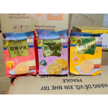 Bánh UKF Quy Mè 3 vị - Giá mới 69.000đ, giảm từ 82.800đ, snack thơm ngon