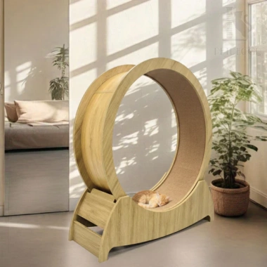 Bánh xe chạy bộ cho mèo PETDECOR CW02 gỗ MDF 100cm - Giá giảm 20% 2 Bánh xe chạy bộ cho mèo PETDECOR CW02 gỗ MDF 100cm - Giá giảm 20% 2