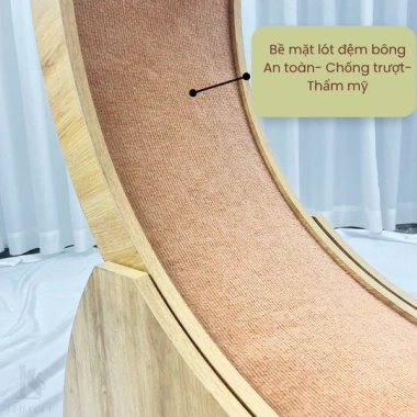 Bánh xe chạy bộ cho mèo PETDECOR CW02 gỗ MDF 100cm - Giá giảm 20%