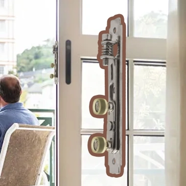 Bánh xe định vị hướng cửa trượt điều chỉnh, vòng bi cao cấp, chống trượt - Giảm giá 31.583₫