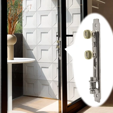 Bánh xe định vị hướng cửa trượt điều chỉnh, vòng bi cao cấp, chống trượt - Giảm giá 31.583₫