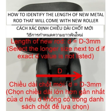 Bánh xe đôi vali cao cấp chốt thép đầu tán, siêu bền, êm ái, sang trọng, đa mẫu, đủ size - Giá chỉ 28.420₫ 3 Bánh xe đôi vali cao cấp chốt thép đầu tán, siêu bền, êm ái, sang trọng, đa mẫu, đủ size - Giá chỉ 28.420₫ 3