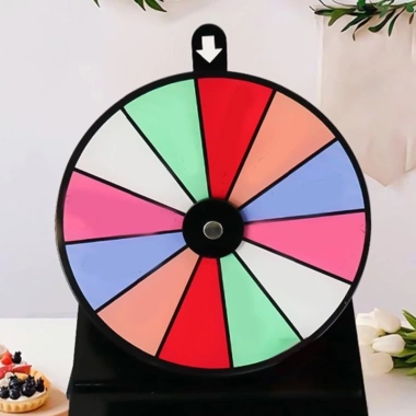 Bánh xe giải thưởng trò chơi may mắn cho tiệc sự kiện: Dễ dàng lắp ráp, Spinner đa năng, giá ưu đãi 205.700 VND 7