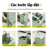 Bánh Xe Kéo Đồ Dã Ngoại Gấp Gọn 2-8 Bánh, Xe Đẩy Thu Gọn Kiểu VaLi Tiện Lợi 9