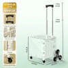 Bánh Xe Kéo Đồ Dã Ngoại Gấp Gọn 2-8 Bánh, Xe Đẩy Thu Gọn Kiểu VaLi Tiện Lợi 10