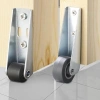 Bánh xe nội thất METUBE - Con lăn im lặng di động, ròng rọc gắn bên hông cho 1/2 chiếc, giá ưu đãi 30.250 VND 5
