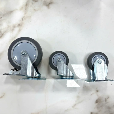 Bánh xe TPR cao su xám quay - Đẩy hàng chịu lực tốt, giá chỉ 36.500₫ 7