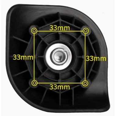 Bánh xe vali 9.3mm cả cùm - Giá ưu đãi 40.000 VND, giảm 8.000, bền, lắp nhanh