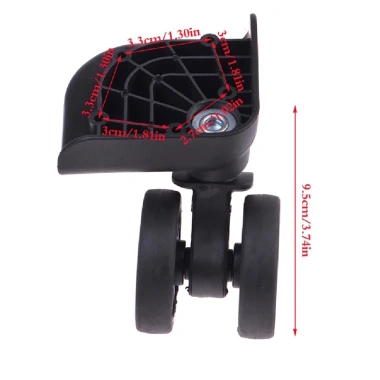 Bánh xe vali xoay 360° khung nhôm BX - Độ bền cao, lắp nhanh, giá chỉ 45.000 VNĐ
