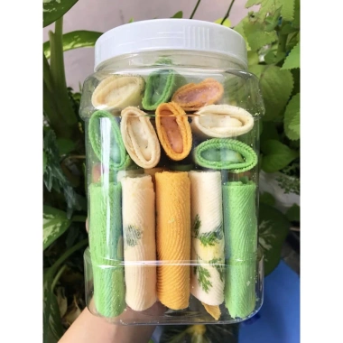 Bánh Xếp Kem Dứa Siêu Hấp Dẫn 100g-250g-500g Giá Ưu Đãi 24.500đ - Ngon Ngất Ngây