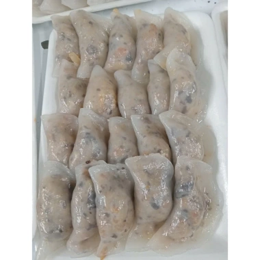 Bánh xếp thịt tôm khô nhân xào - 1 khay 20 viên, hấp hoặc chiên giòn, giảm giá 119k
