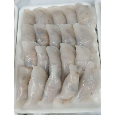 Bánh xếp thịt tôm khô nhân xào - 1 khay 20 viên, hấp hoặc chiên giòn, giảm giá 119k