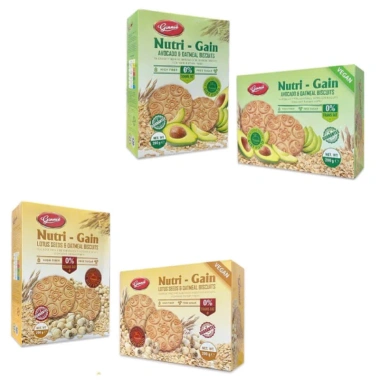 Bánh yến mạch Nutri Gain Ginnie không đường vị bơ hạt sen 200g - Giá 60.000đ