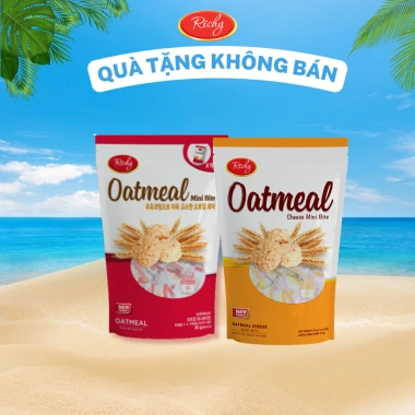 Bánh yến mạch Richy vị ngẫu nhiên 35-40g, túi nhỏ chỉ 25.000, quà tặng không bán