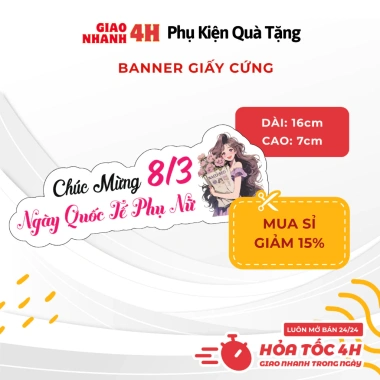 Banner 2.026 Giá Rẻ 1 xấp 10 tờ - Banner, Tag, Thiệp cho 8/3, 14/2, Khai Trương, Tốt Nghiệp - 13.900₫ 9 Banner 2.026 Giá Rẻ 1 xấp 10 tờ - Banner, Tag, Thiệp cho 8/3, 14/2, Khai Trương, Tốt Nghiệp - 13.900₫ 9