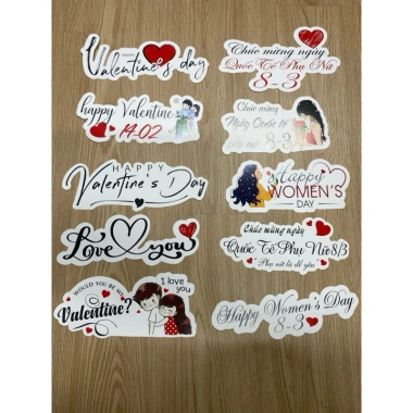 Banner Chúc Mừng 14/2, 8/3, 20/10, 20/11 - Bộ 10 Cánh Giá 14.400đ