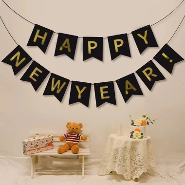 Banner Dây Chữ Happy New Year 2.026 Trang Trí Nhà Cửa Tiệc Tết Giá Ưu Đãi 24k