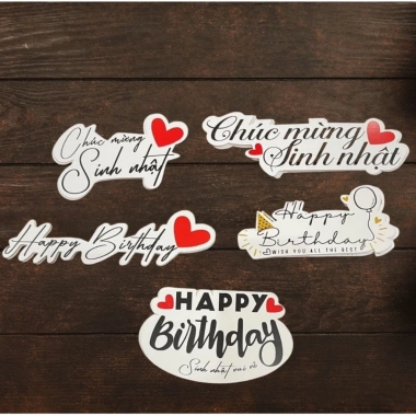 Banner Kaft dày dặn sang trọng chúc mừng sinh nhật 14/2 8/3 20/10 59.000đ