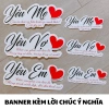 Banner kèm lời chúc ý nghĩa 2 size Set 10 cái giá chỉ 13.229đ, giảm giá
