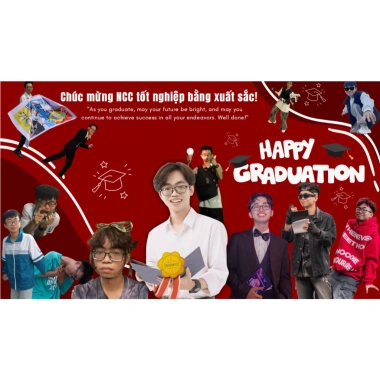 Banner tốt nghiệp lễ hội sự kiện thiết kế theo yêu cầu giá rẻ 1,5x0,9m - chỉ 179.000 VNĐ