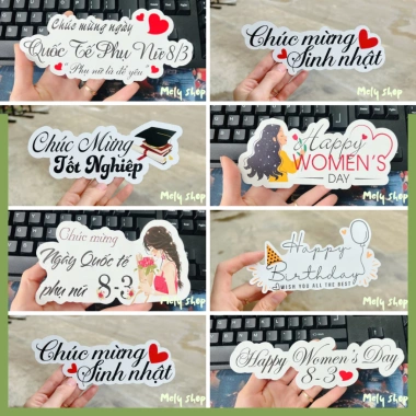 Banner Tốt Nghiệp, Sinh Nhật, 8/3, 20/10 - Gắn quà xinh, giá siêu rẻ 13.100 VND
