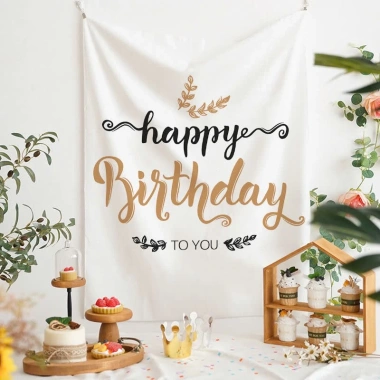Banner Vải Happy Birthday 100x70cm và Móc Treo - Chụp Ảnh Studio, Giá Giảm 69.000₫ 10