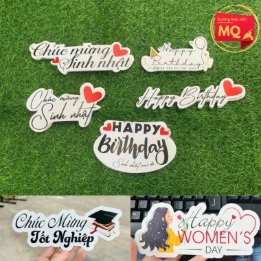 Banner xấp 10-20-50 lễ Tốt Nghiệp, Sinh Nhật, 8/3, 20/10 - Giá xưởng 18.000, quà cực xinh