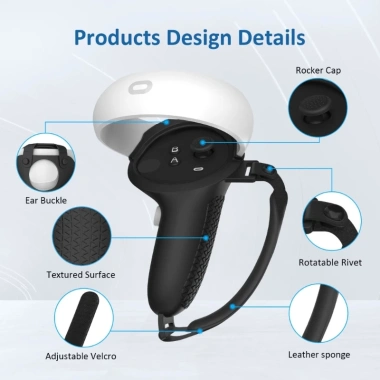 Bao Bảo Silicone Cho Meta Quest 2 - Bảo Vệ Tay Áo, Chống Trượt, Dễ Lắp, Giá 232K 9