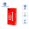 Bao cao su 001 JUNCAI Okamto Superthin Red siêu mỏng 0.01mm kéo dài thời gian quan hệ - Giá chỉ 95.000đ