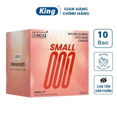 Bao cao su JUNCAI 48-49mm siêu mỏng nhiều gel, kéo dài quan hệ - 65.000đ