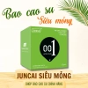 Bao cao su Juncai cao cấp siêu mỏng 001 - Kéo dài thời gian, gân gai tăng khoái cảm, hộp 10 chiếc