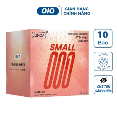 Bao cao su JUNCAI Small Fit 48mm Siêu mỏng Size Nhỏ, Kéo Dài Quan Hệ 85.000₫