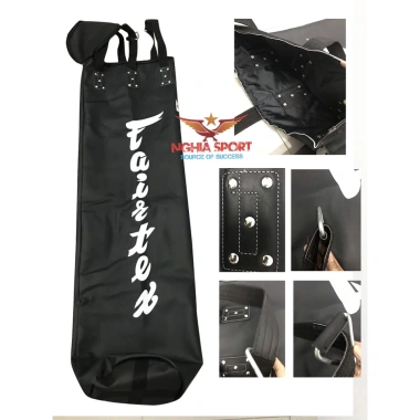 Bao Cát Đấm Bốc Da Nguyên Tấm Đai Chịu Lực Fairtex - Giá Ưu Đãi 390k