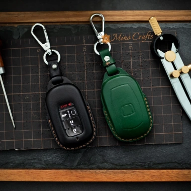 Bao chìa khóa da bò nhập khẩu Mino Crafts cho Honda City, CR-V, HR-V, Civic, Accord- Thủ công cao cấp, giảm giá 189.000₫ 3
