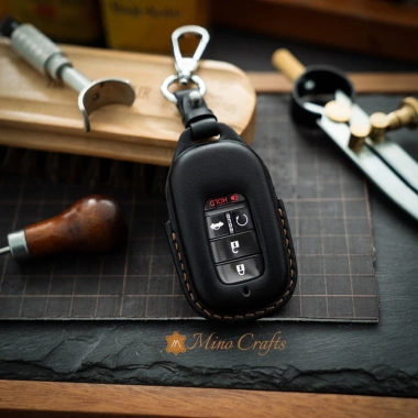 Bao chìa khóa da bò nhập khẩu Mino Crafts cho Honda City, CR-V, HR-V, Civic, Accord- Thủ công cao cấp, giảm giá 189.000₫ 10