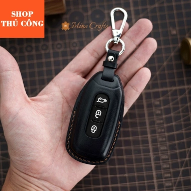 Bao da chìa khóa Ford Territory - Da bò thật, khắc tên cá nhân, đa màu sắc, giá ưu đãi 346.500₫