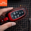 Bao da chìa khóa Hyundai Santafe 22-24, Tucson, Palisade - Da bò thật, đa màu sắc