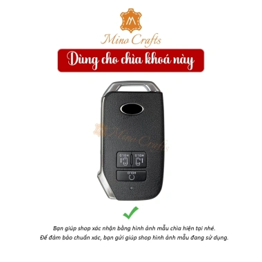 Bao da chìa khóa KIA CARNIVAL thủ công - Khắc tên miễn phí, giảm giá 346.500₫ 2