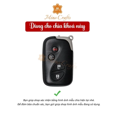 Bao da chìa khóa Lexus RX350, GS430, GX460, HS250, LS600 - Da bò thật nhập khẩu, giảm còn 189.000₫ 2 Bao da chìa khóa Lexus RX350, GS430, GX460, HS250, LS600 - Da bò thật nhập khẩu, giảm còn 189.000₫ 2