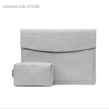 Bao da chống sốc, chống nước MacBook, Laptop, Surface kèm ví sạc & chuột - 319.000₫