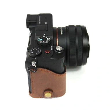 Bao da Halfcase da Sony A7C và A7CII - Bảo vệ chắc chắn, da thật, giá chỉ 222.500₫ 6