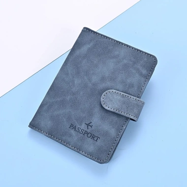 Bao da hộ chiếu da PU công nghiệp đa ngăn, chống nước và bụi, giảm giá 100.000₫