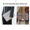 Bao da Macbook Air/Pro đa năng - Túi chống sốc, bảo vệ laptop, giá đỡ & đệm lót cổ tay, giảm còn 210.000₫ 3