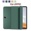 Bao Da PU Nắp Gập 3 Khúc + Giá Đỡ, Cho Oppo Pad Air2, OnePlus Pad Go, iPad Air2