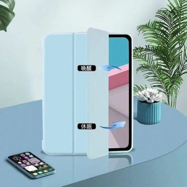 Bao Da PU Nắp Gập 3 Khúc + Giá Đỡ, Cho Oppo Pad Air2, OnePlus Pad Go, iPad Air2